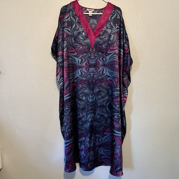 Jessica Long Caftan By Winlar Size One Size Fits Most - Picture 3 of 10